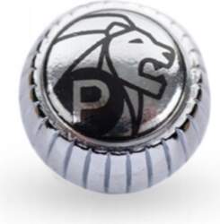 Shiny chrome nut for grinders -
