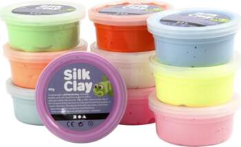 Silk Clay - Basic Colours (10