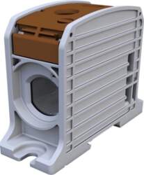 Simet Al/Cu threaded rail connector STB