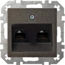 SOCKET COMP ĮKL-002-01 2POINTS BLACK EPS