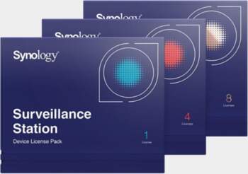 SOFTWARE LIC /SURVEILLANCE/STATION PACK4 DEVICE SYNOLOGY