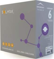 Solarix CAT6 UTP PVC Eca installation