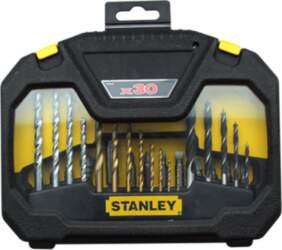 STANLEY SET OF BITS AND DRILL