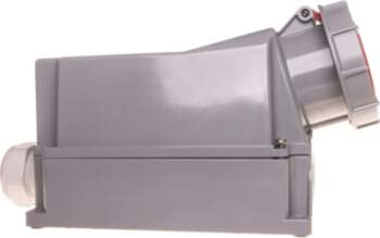 Steels socket 125A 4P 400V red