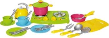 Technok Kitchen set in a suitcase