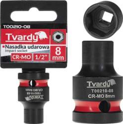 Tvardy Impact socket 1/2`` 6-point 8mm