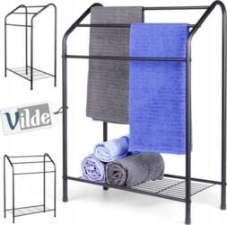 Vilde Free standing towel rack  black