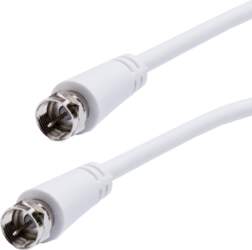 Vivanco cable SAT F 5m white
