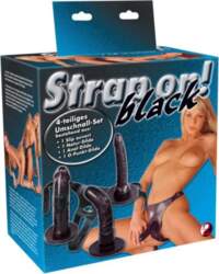 You2Toys Adjustable Strap-On System Black Set