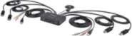 2-Port Dual-Monitor DisplayPort Cable KVM Switch