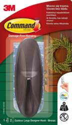 3M Command Door Hook 1pc Outdoor