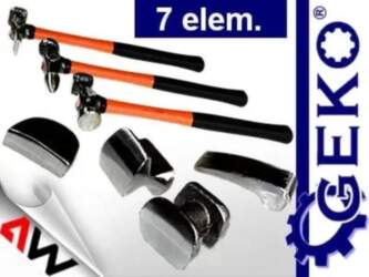 7 pcs. set of sheet metal