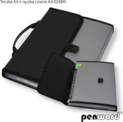 A4 folder with handle  black 5902557437757