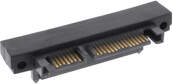 Adaptador inline sata  m/f  22 pines