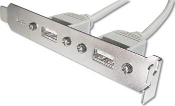 Adapter PCI-bracket 2xUSB 0 3m AK-300301-002-E