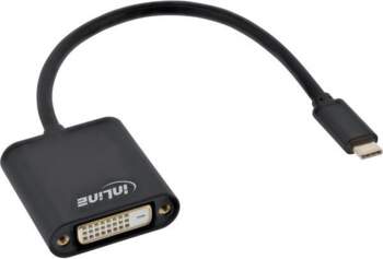 Adapter USB InLine USB-C - DVI