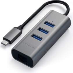 Adapteris USB-C + Gigabit Ethernet Satechi