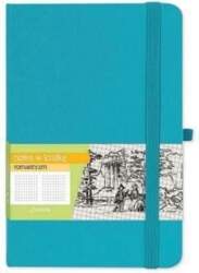 Antra Notes A6 Checkered Romanticism Turquoise