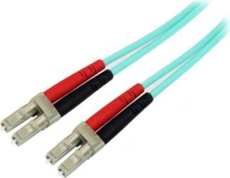 Aqua OM4 Duplex Multimode Fiber -