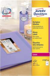 Avery L7769-40 self-adhesive label Rounded rectangle