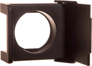 Black button with flap lock O22