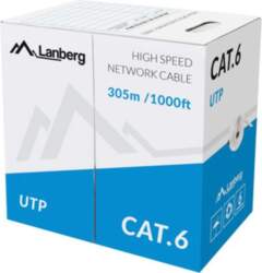 Cable gray wire CAT 6 CU