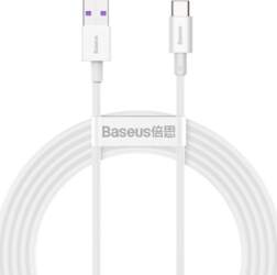 CABLE USB TO USB-C 2M/WHITE CATYS-A02