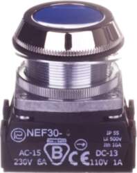 Control button 30mm blue 1Z 1R