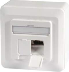 Data socket Cat.6A 500MHz top/bottom