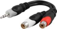 Deltaco AA-6 audio cable 3.5mm