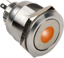DimasTech Vandalismustaster 25mm Silverline Dot -