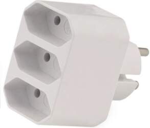 Elgotech 3-socket plug splitter b/u EURO