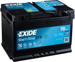 EXIDE EL700 EFB 70Ah 720A (EN)