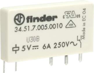 Finder PCB Mount Power Relay 5V