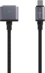 Fixed  Braided charging cable with USB-C/MagSafe