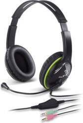 GENIUS headphones with microphone HS-400A black