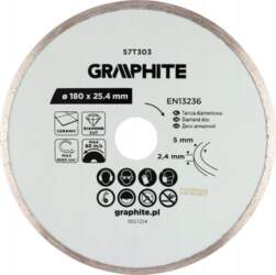Graphite Full diamond cutting disc 180