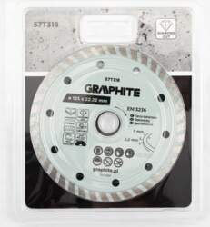 Graphite Turbo cutting diamond disc 125