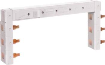 Hager Connection splint. vertical 3P/2-row  left