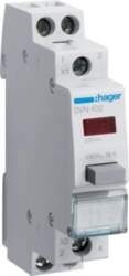 Hager Push button switch with red