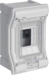 Hager Vector II 1x3 surface-mounted modular