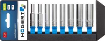 Högert Technik Long socket set 1/4
