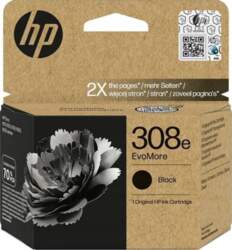 HP 308e EvoMore Sort 320 sider
