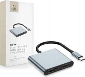 HUB USB Tech-Protect Adapter Tech-Protect HB08