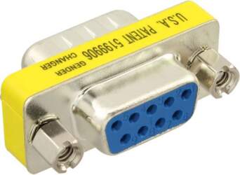 InLine DB-9 - DB-9  Zolty (42214)