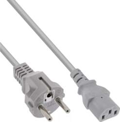 InLine power cable  CEE 7/7 straight