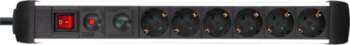 InLine Socket Strip  Aluminum  6-way with