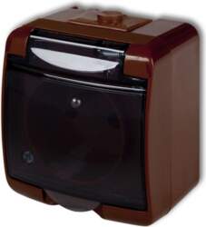Karlik Single socket with/u Junior smoke