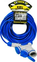 KEL Construction extension cable 3-socket w/u