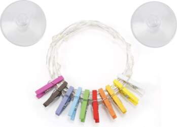 Kikkerland - Mini Clothspin String Lights
